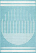Nabil Aqua Outdoor Area Rug - Clearance