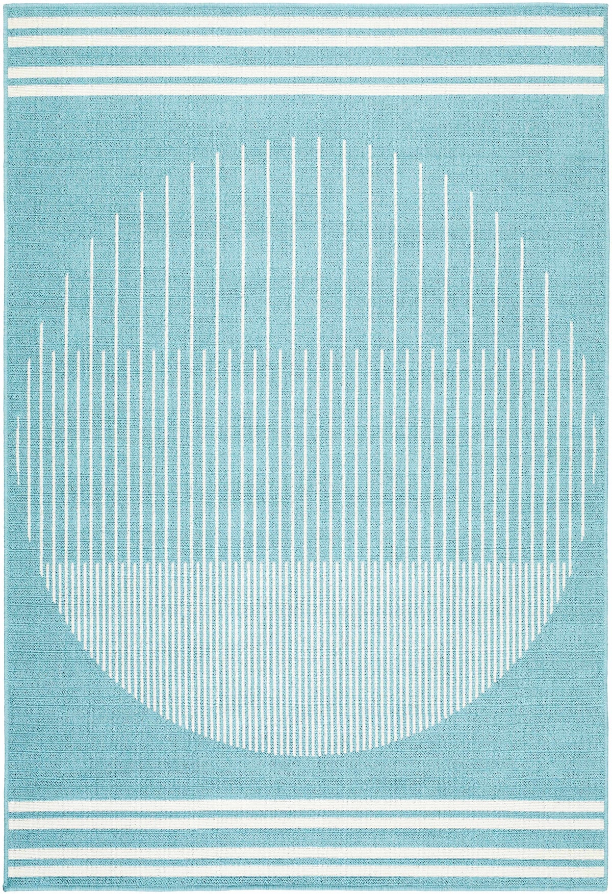 Nabil Aqua Outdoor Area Rug - Clearance