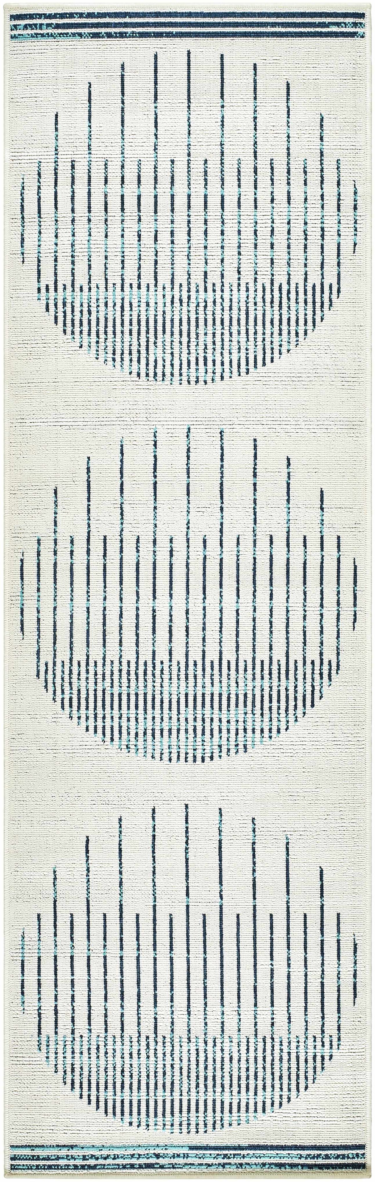 Nabil Slate Blue Outdoor Area Rug - Clearance