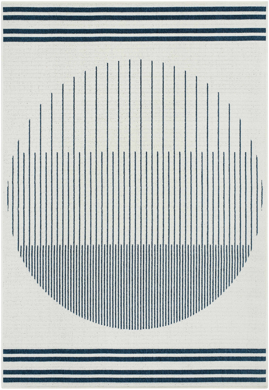 Nabil Midnight Blue Outdoor Area Rug - Clearance