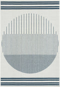 Nabil Midnight Blue Outdoor Area Rug - Clearance