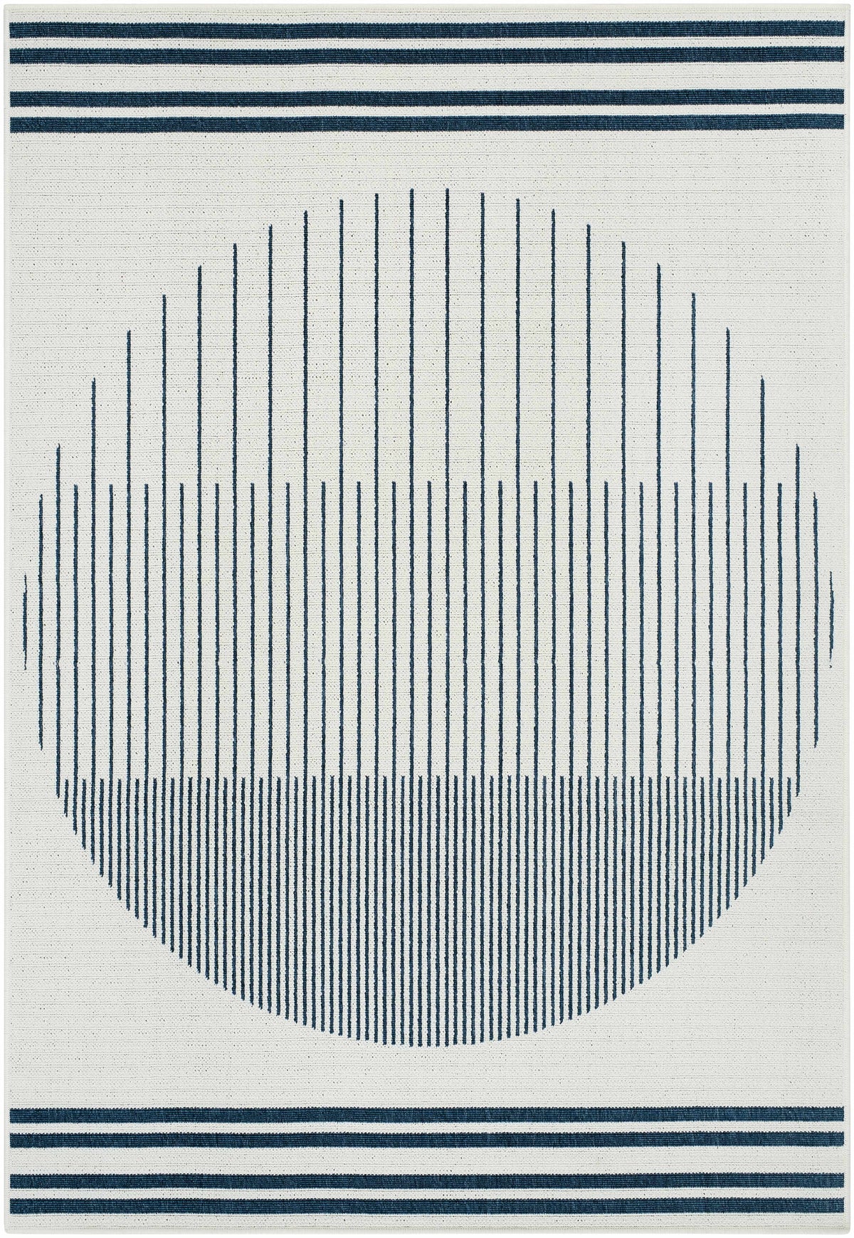 Nabil Midnight Blue Outdoor Area Rug - Clearance