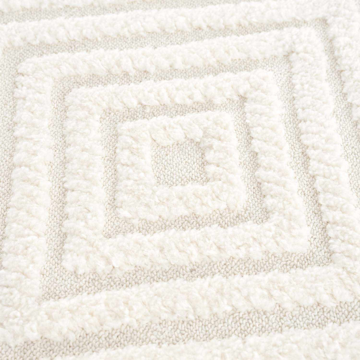 Manyas 3D Bone Area Rug with Tassels - Clearance