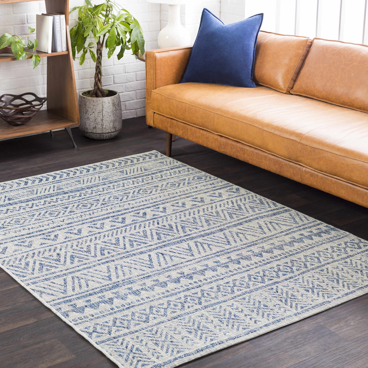 Novato All Over Pattern Performance Outdoor Rug