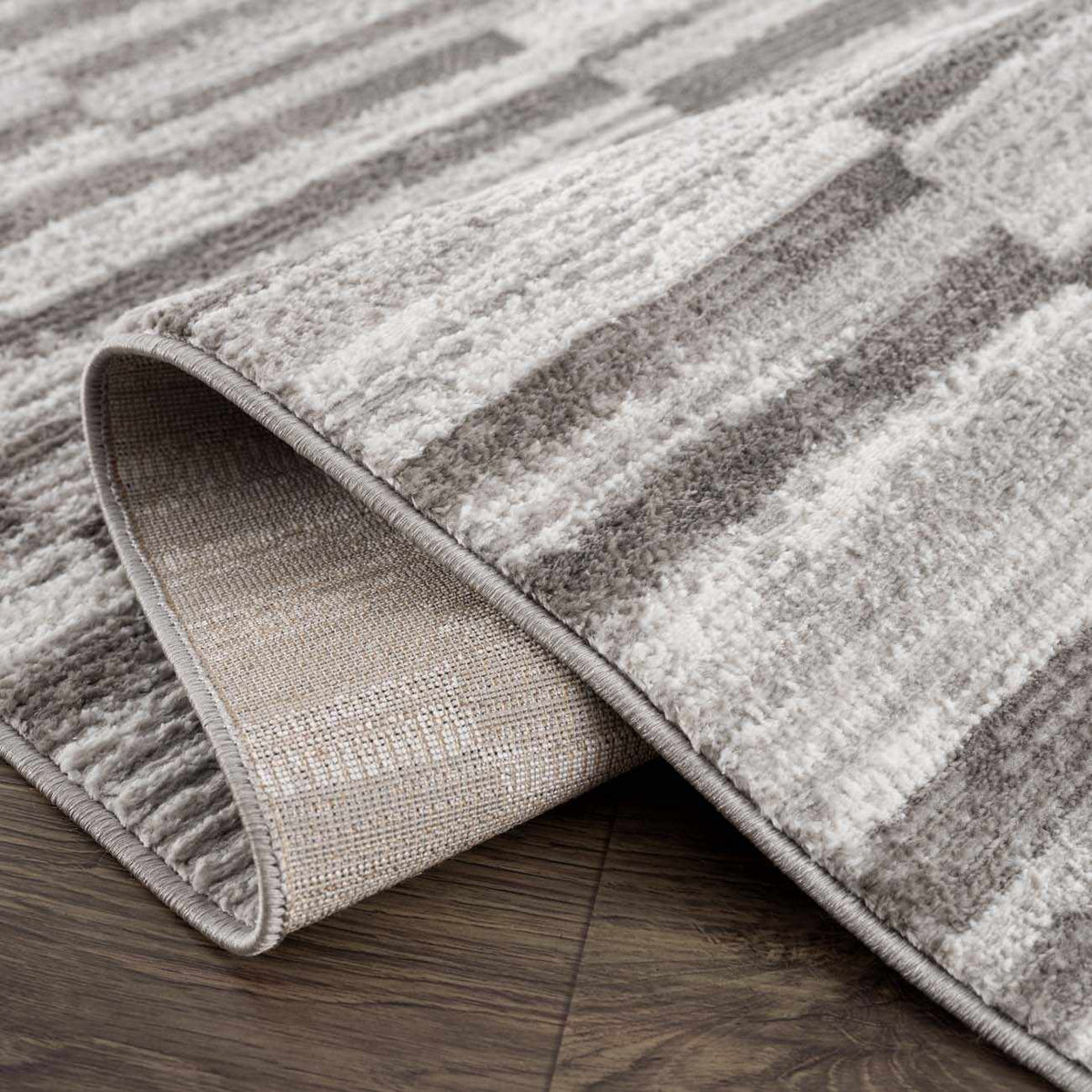Arissa Broken-Striped Area Rug - Clearance