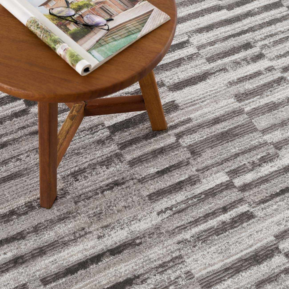Arissa Broken-Striped Area Rug - Clearance
