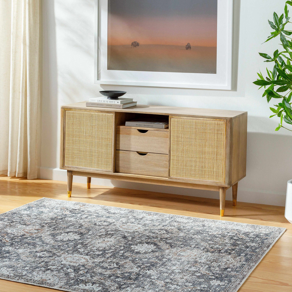 Arnaud Washable Area Rug