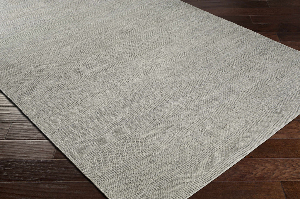 Ocate Gray Wool Area Rug - Clearance