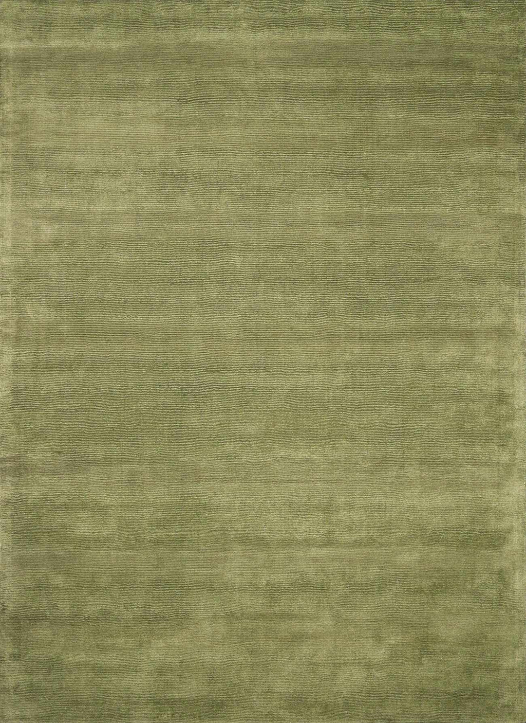 Brockton Solid Green Hand Loomed Wool Area Rug