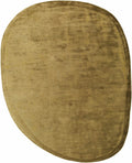 Kohou Green Solid Viscose Area Rug