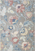 Piers Gray Outdoor Area Rug - Clearance
