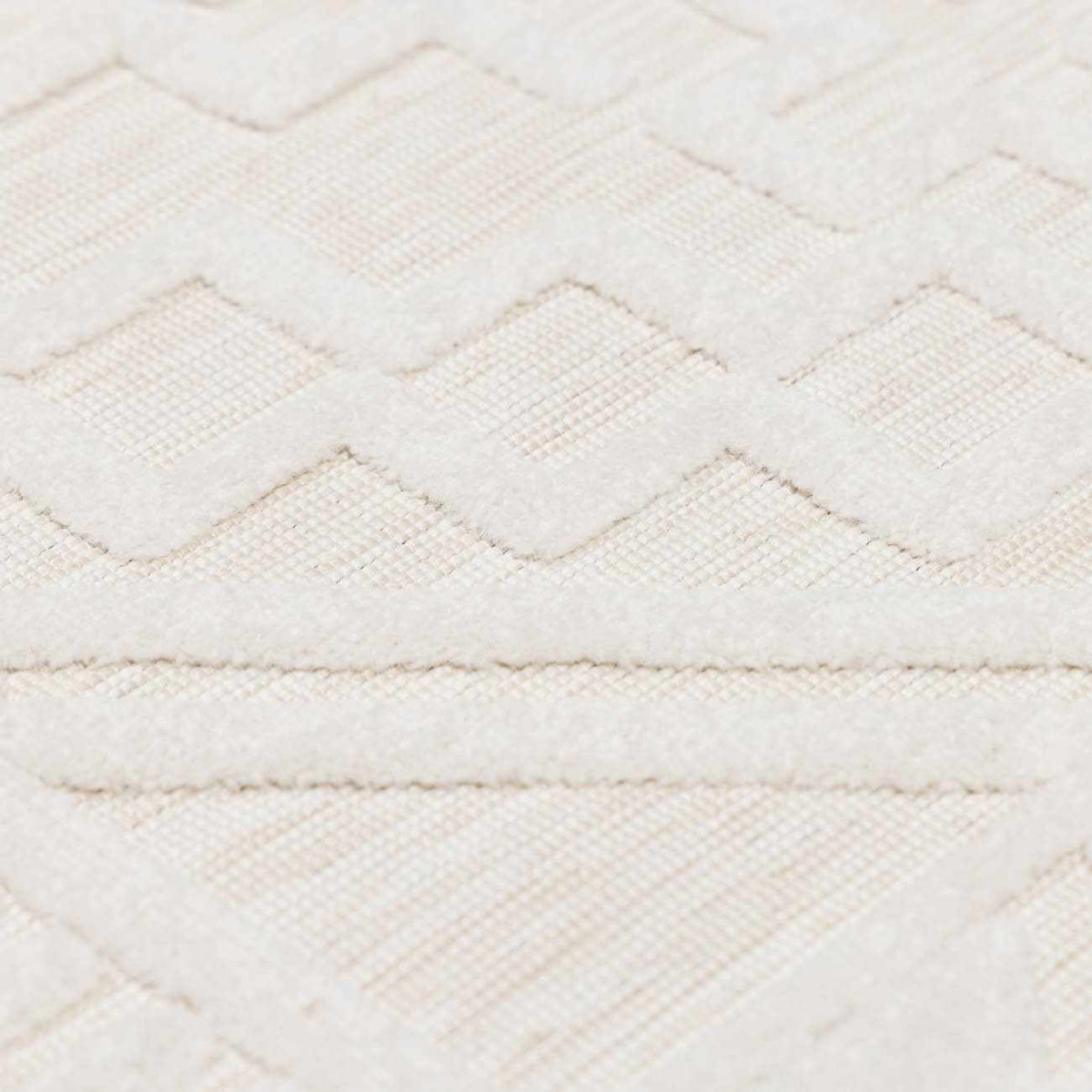 Plumtree 3D White Outdoor Rug