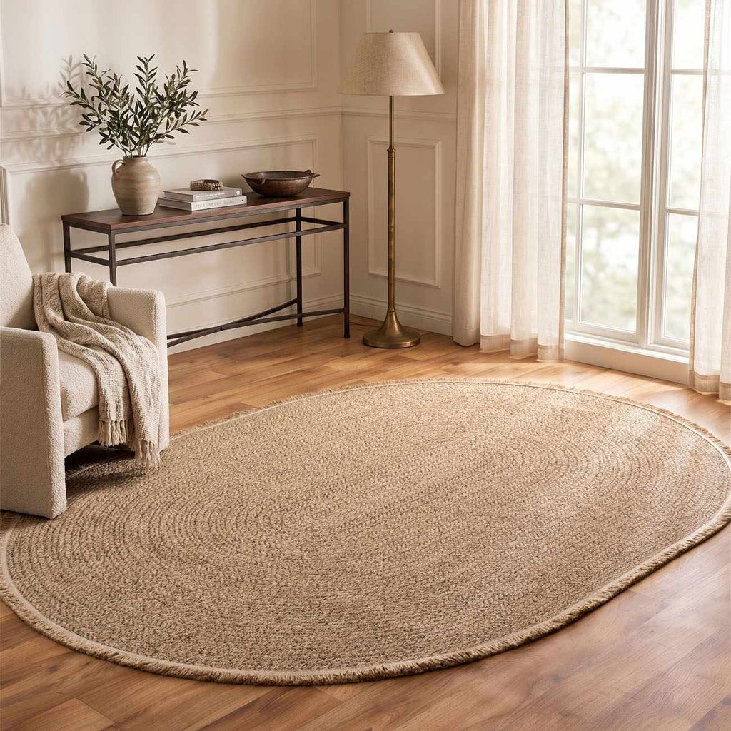 Fumiya Faux Jute Area Rug