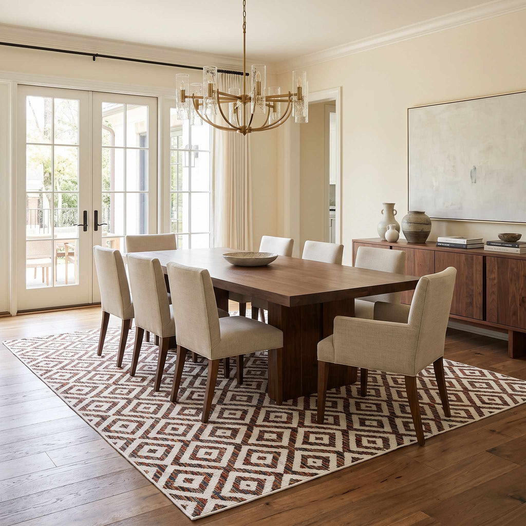Gerwin  Beige Traditional Washable Area Rug