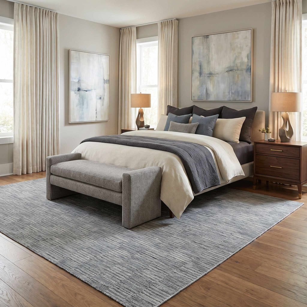 Desdra  Gray Traditional Washable Area Rug