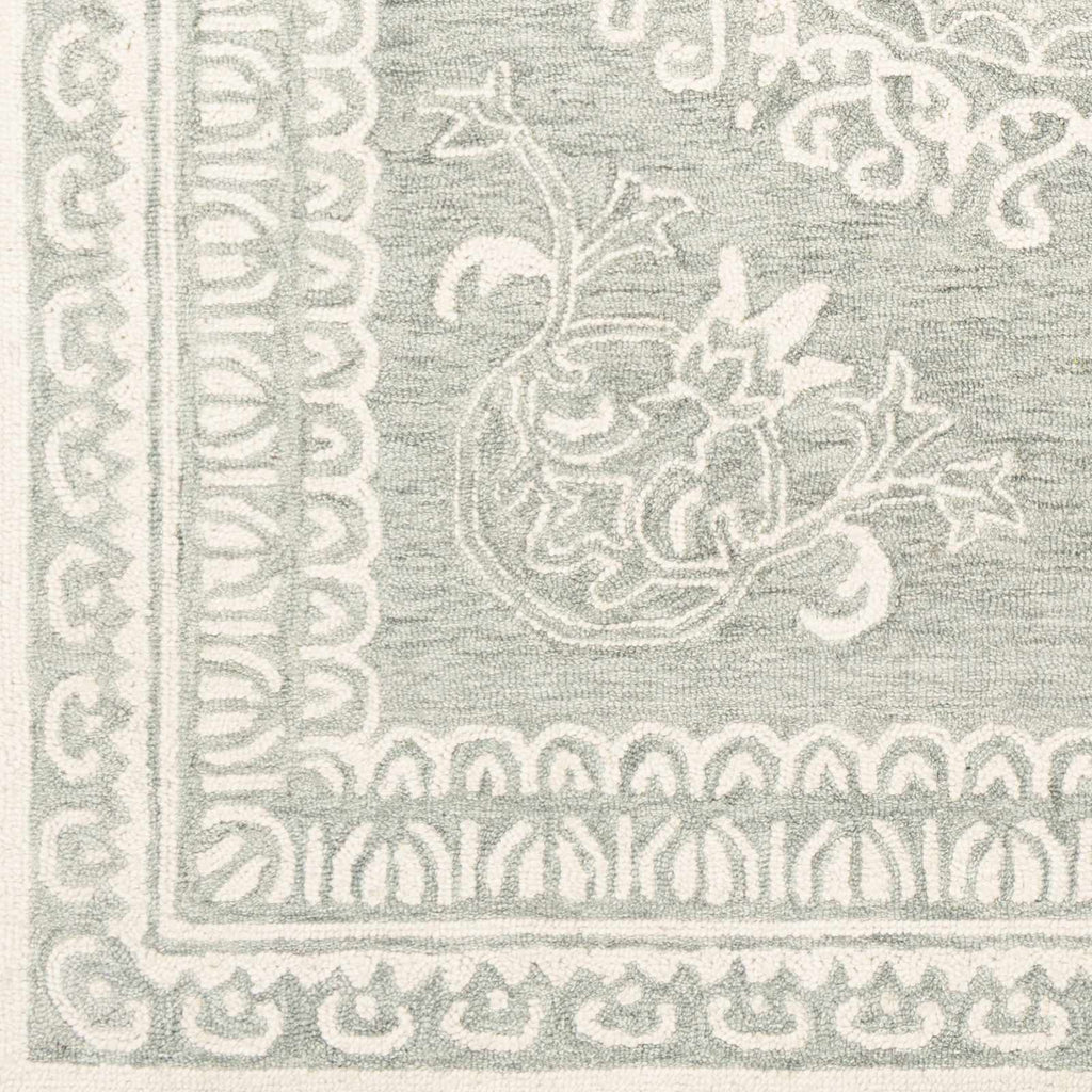 Parson Ivory/Sage Wool Area Rug