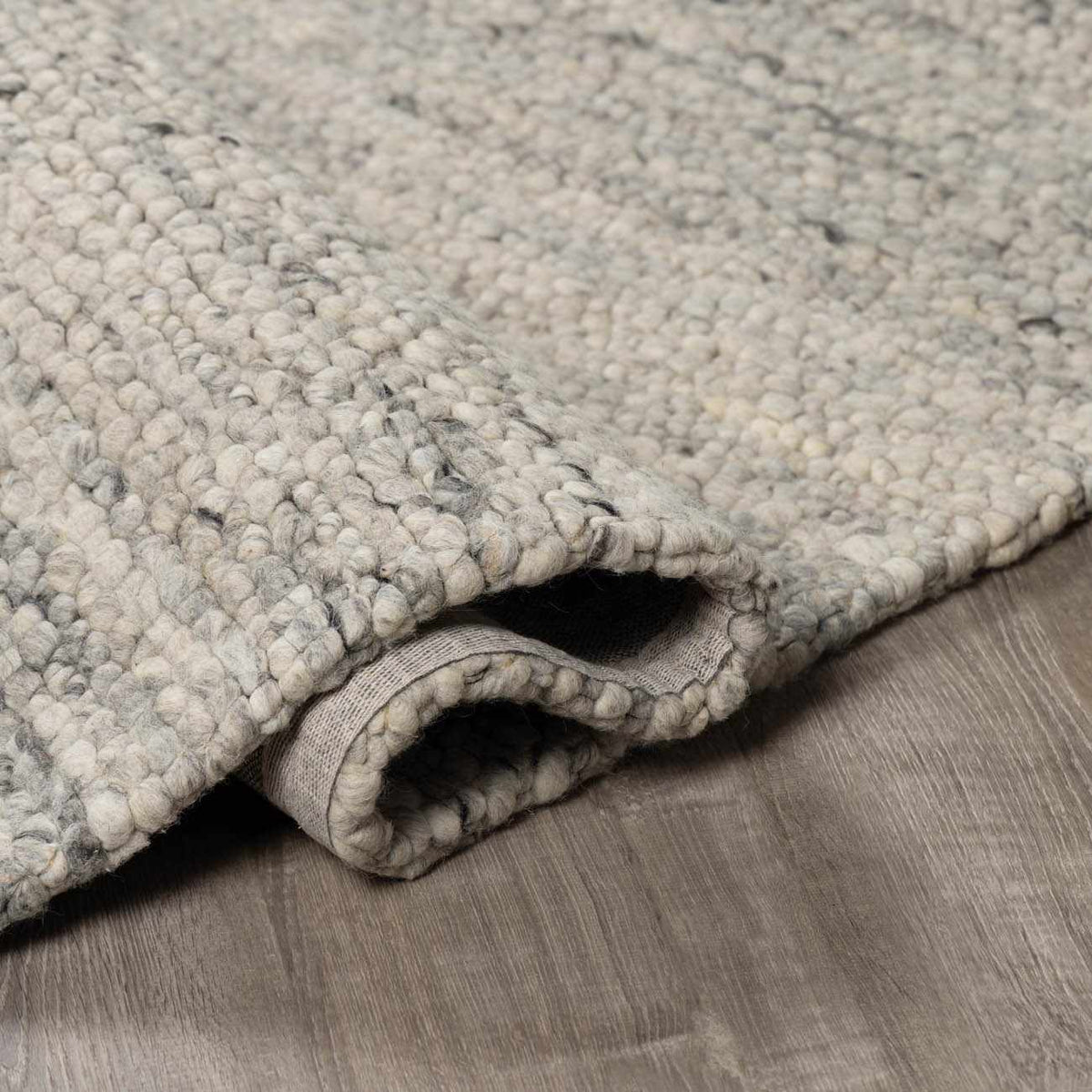 Olisa Gray Wool Area Rug