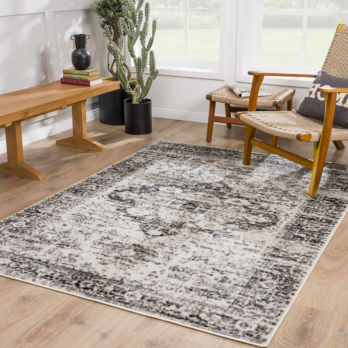 Park Black&Gray Area Rug - Clearance