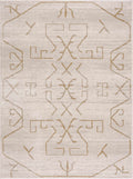 Azzan Cream & Gold Area Rug - Clearance