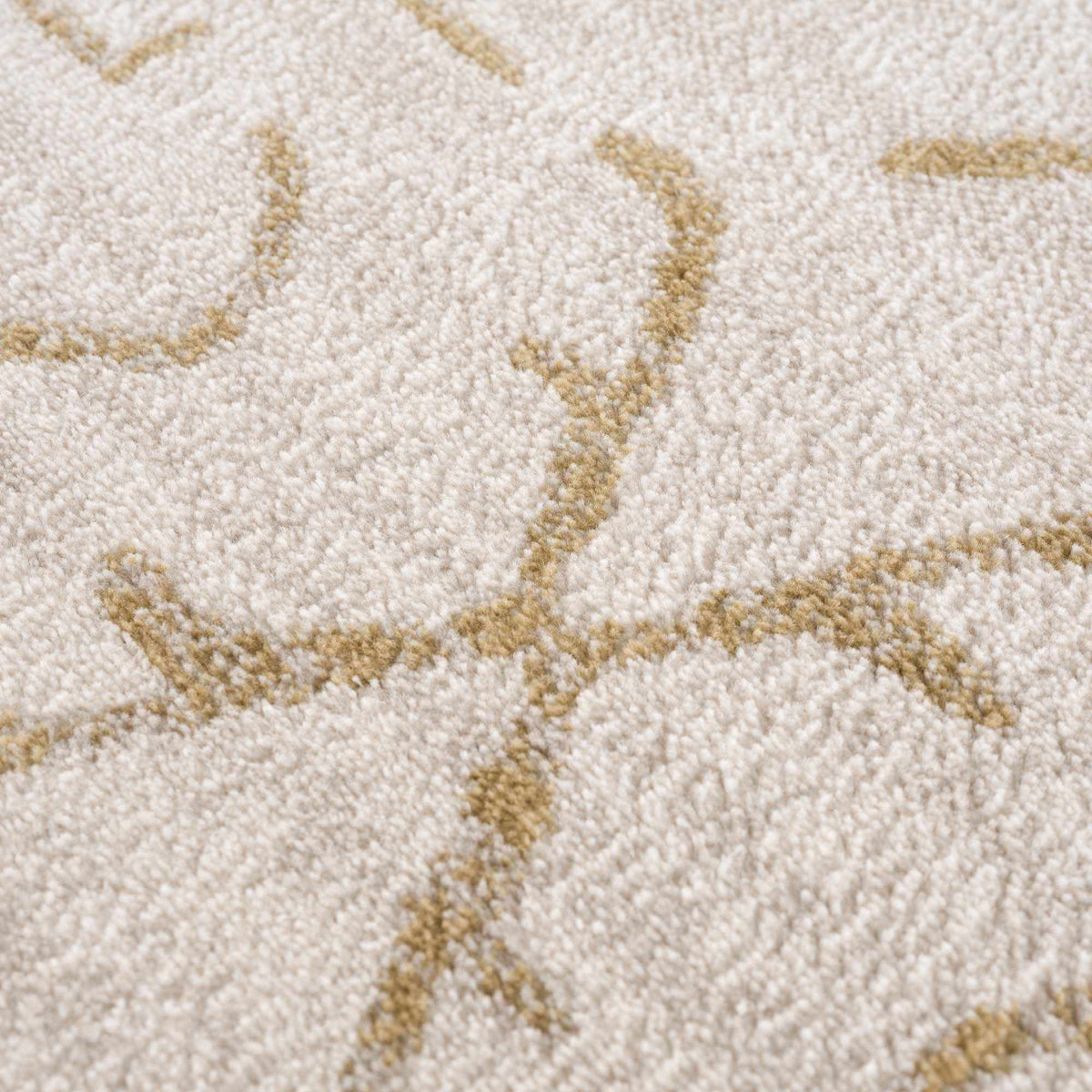 Azzan Cream & Gold Area Rug - Clearance