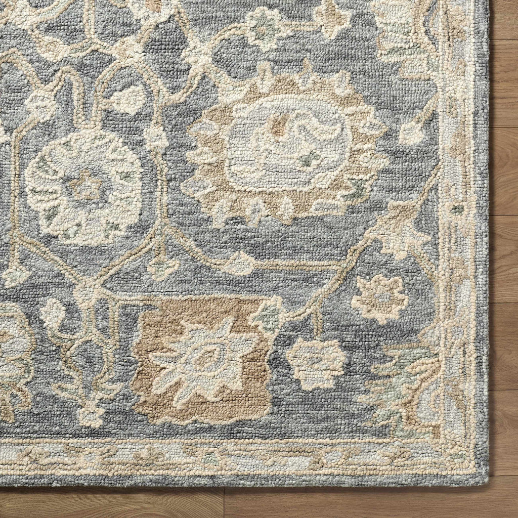 Auryon Hand Tufted Oushak Wool Area Rug