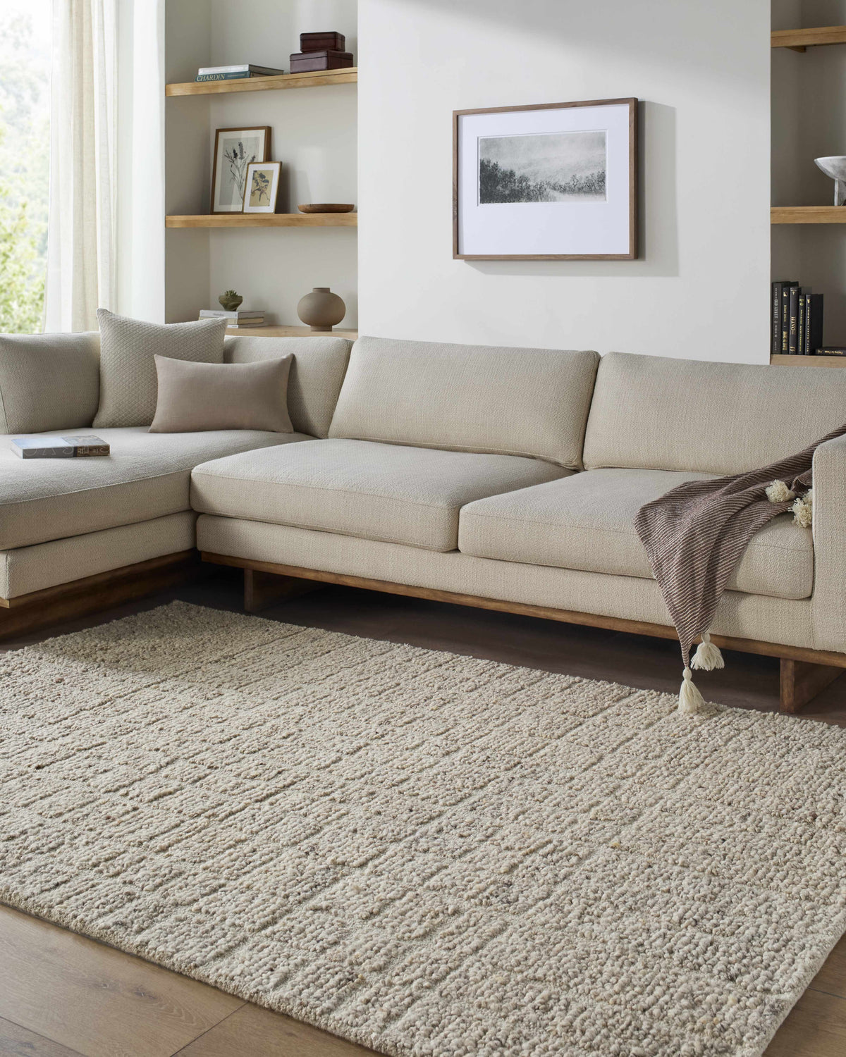 Asahel Ivory Area Rug