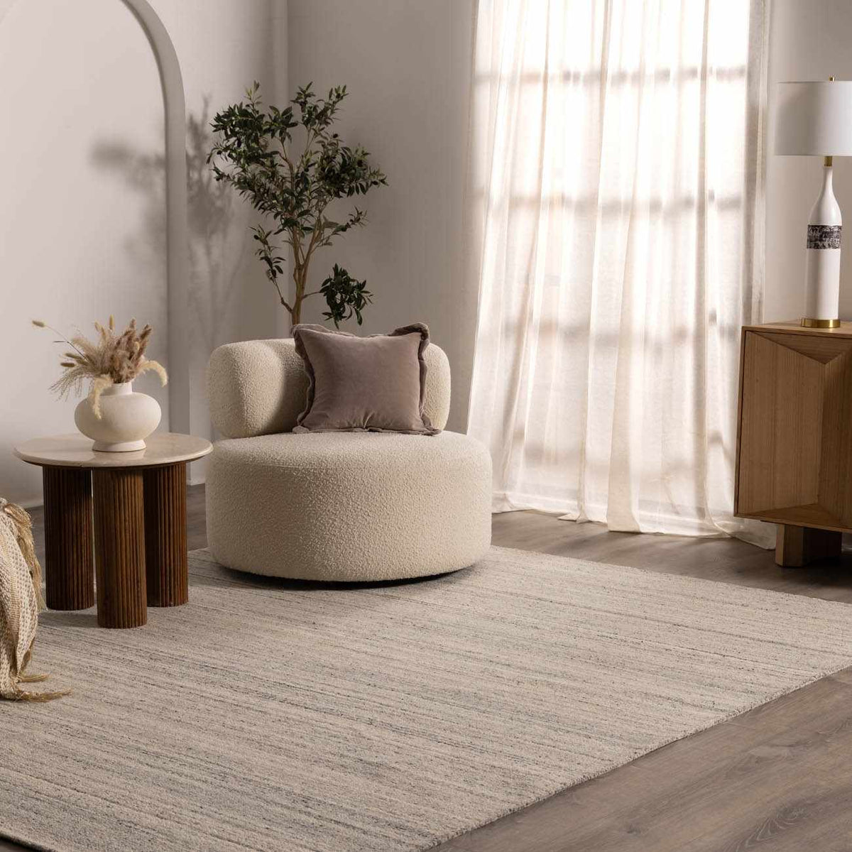Capote Charcoal Area Rug