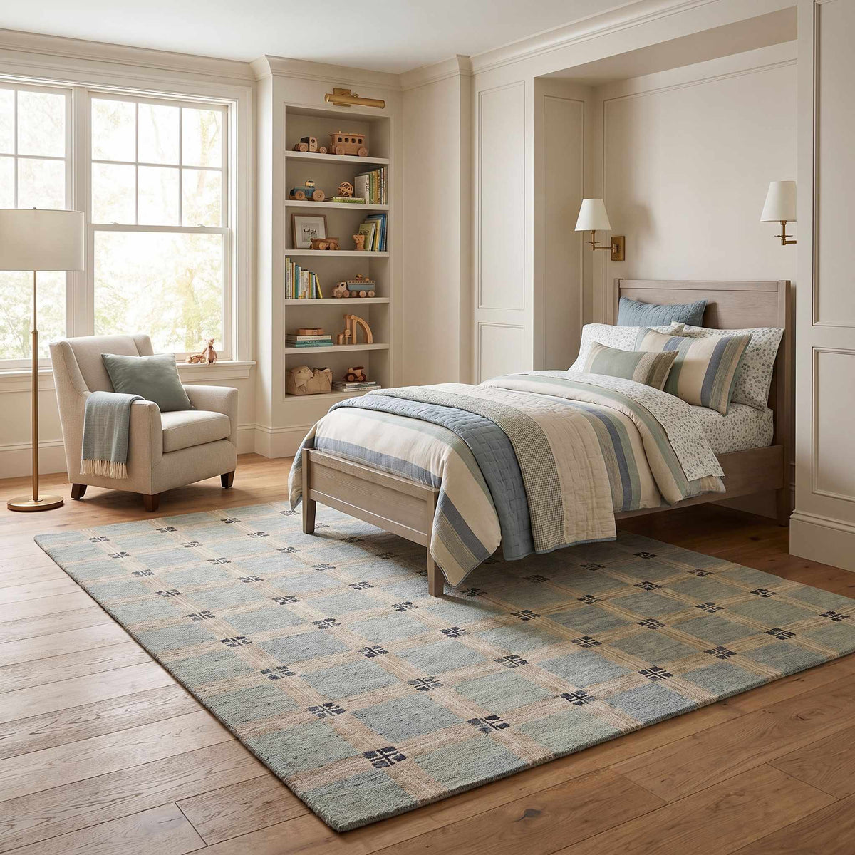 Gracja Modern Art Deco Handmade Area Rug