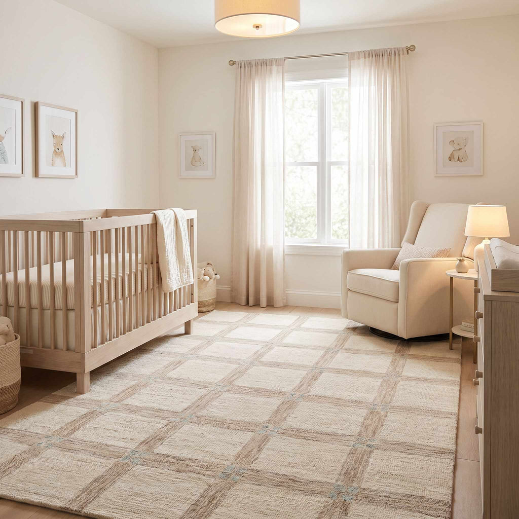 Sasaltitla Modern Art Deco Handmade Area Rug
