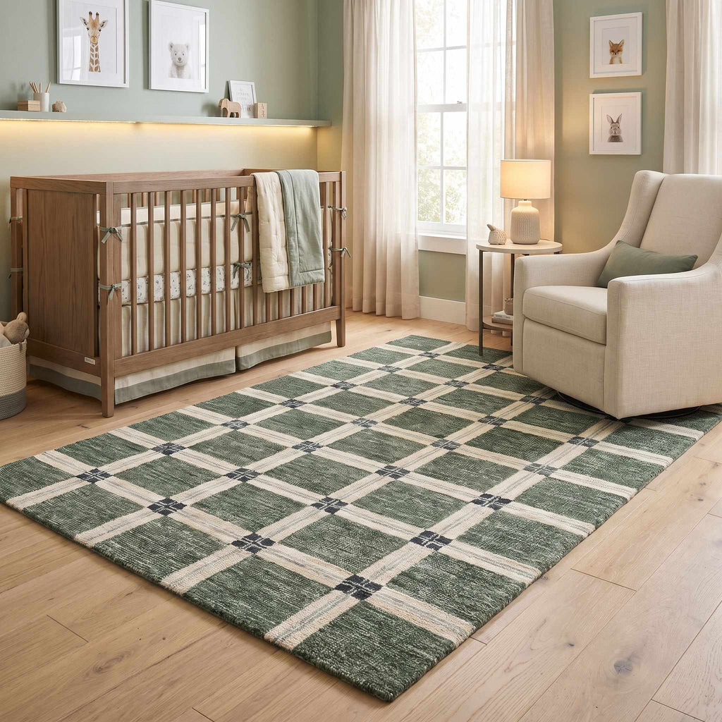 Tricarico Modern Art Deco Handmade Area Rug