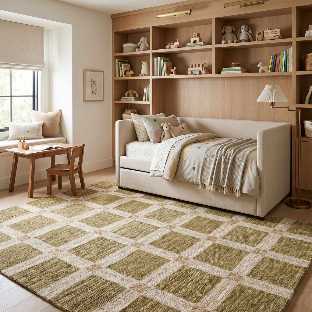 Quixabeira Modern Art Deco Handmade Area Rug