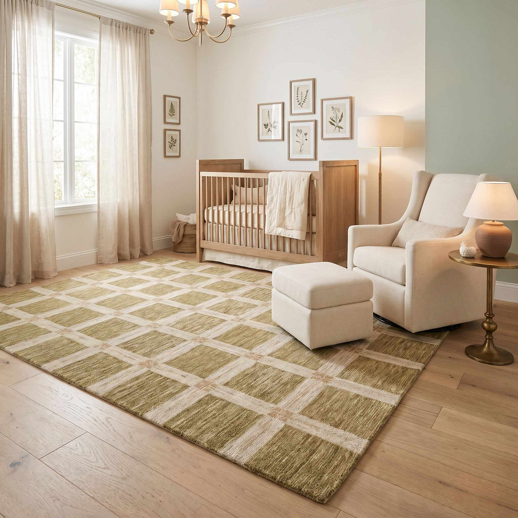 Quixabeira Modern Art Deco Handmade Area Rug