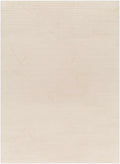Aldis Cream Plush Textured Washable Rug