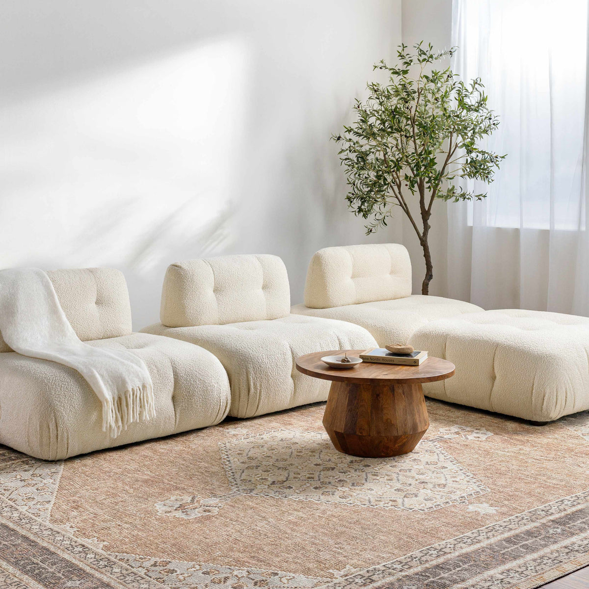 Lila Machine Woven Becki Owens x LIVABLISS BOLC-2300 Area Rug