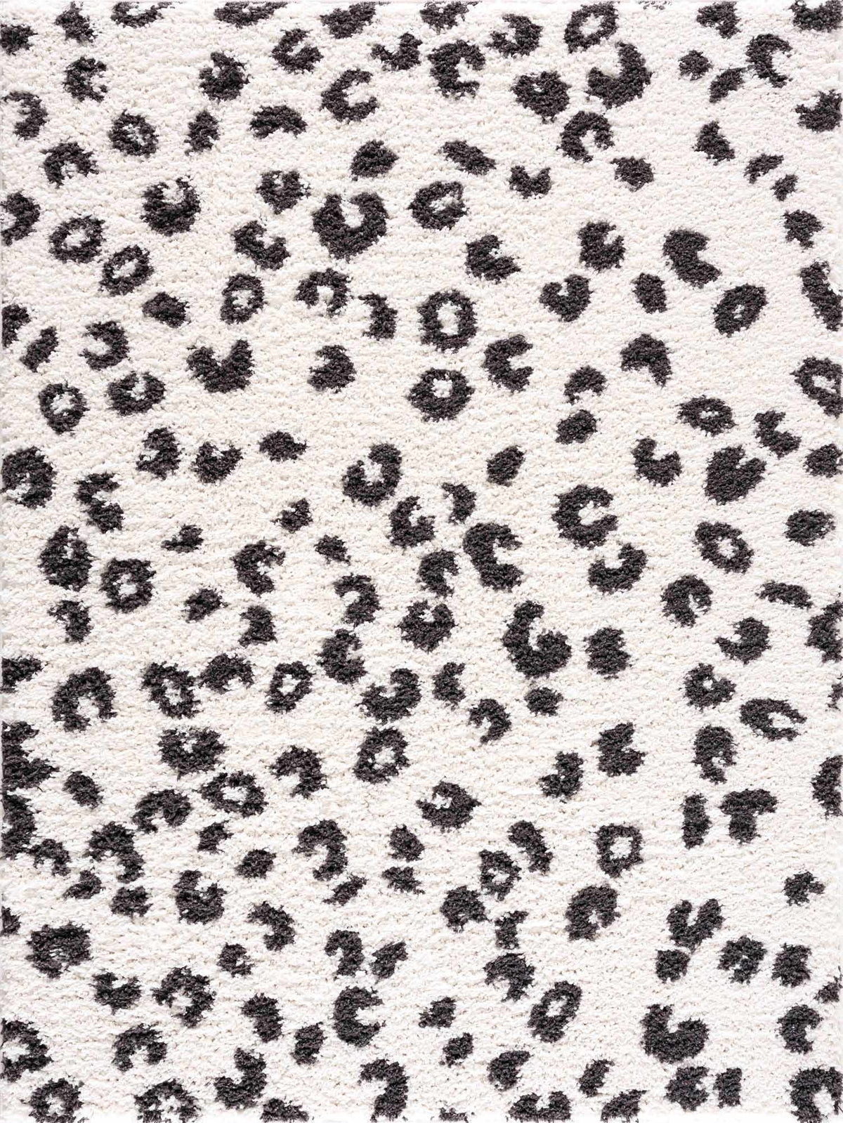 Zhen Black Spots Leopard Rug - Clearance