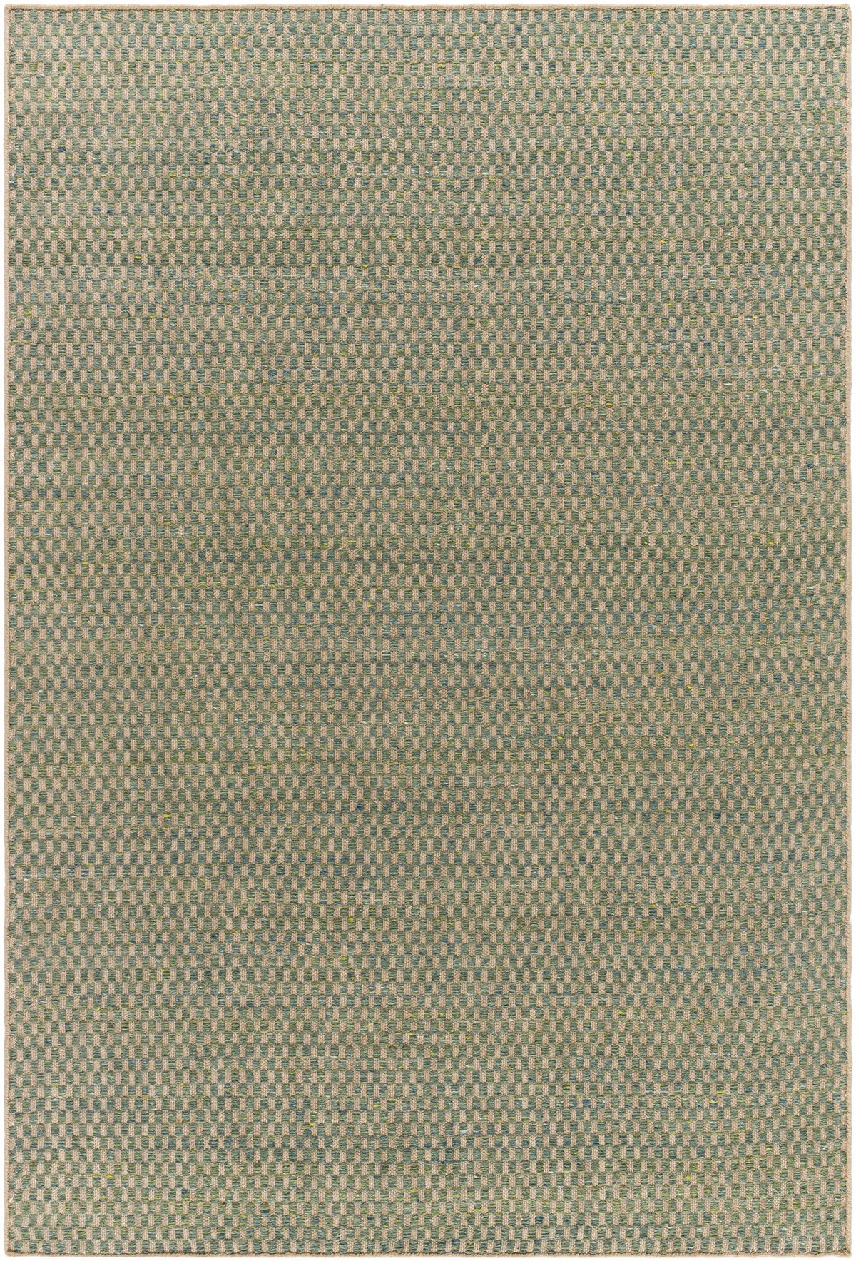 Verdel Sage Cottage Farmhouse Wool Handmade Area Rug - Clearance