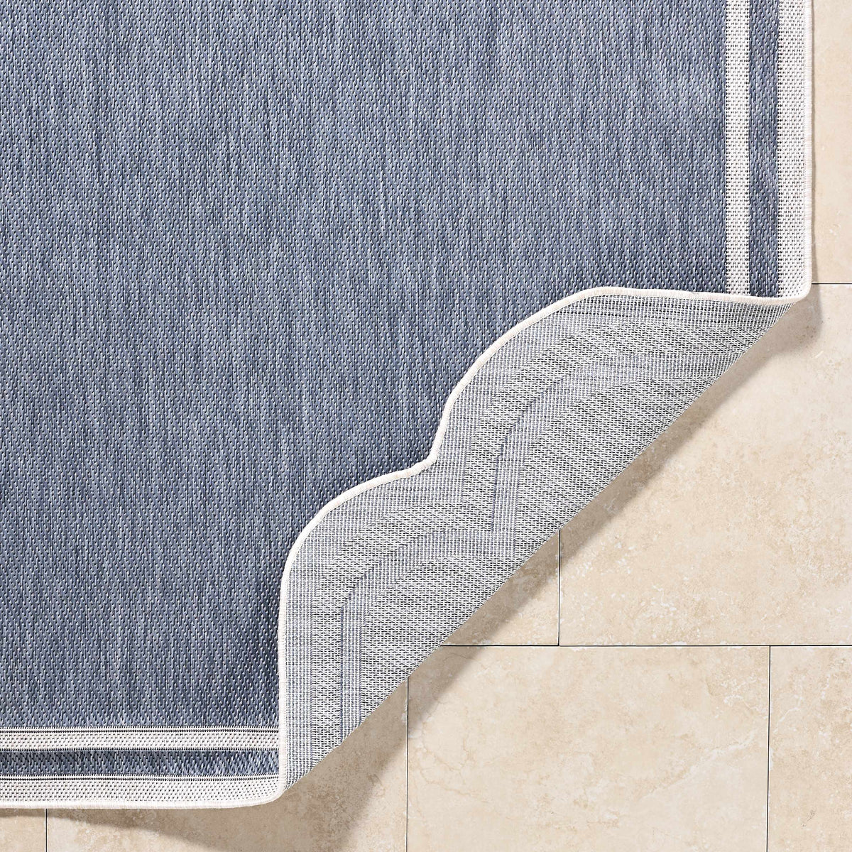 Arnola Blue Outdoor Rug