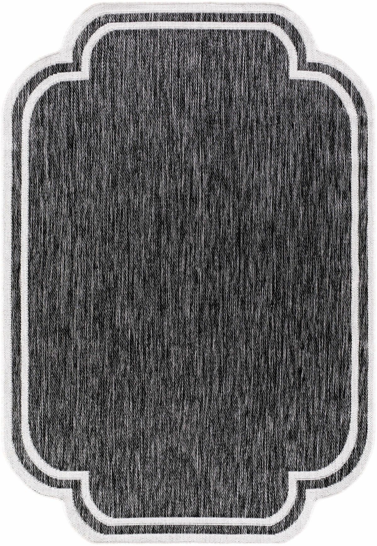 Arnola Black Outdoor Rug