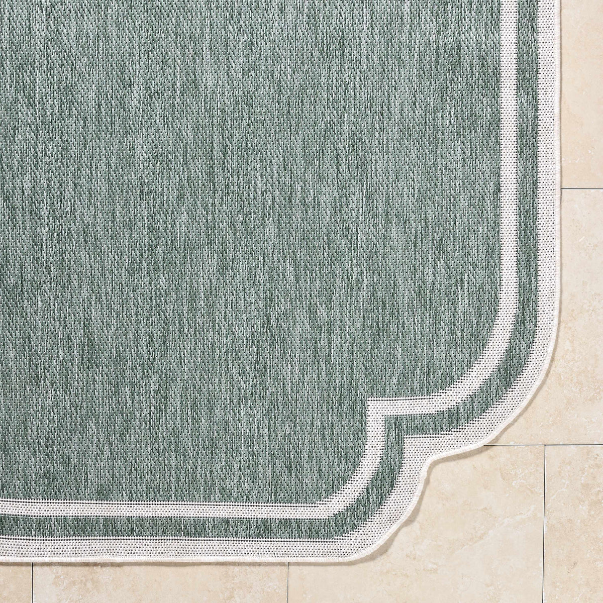 Arnola Green Outdoor Rug