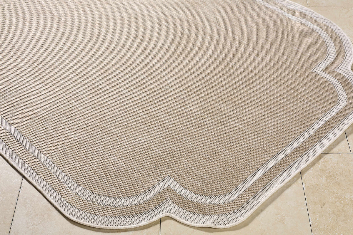 Arnola Tan Outdoor Rug