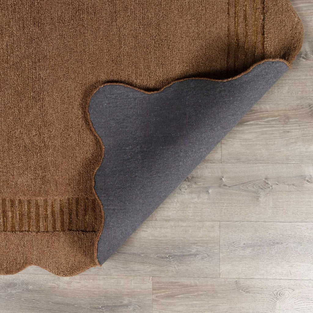Gurib Border Modern Hand Tufted Wool Area Rug