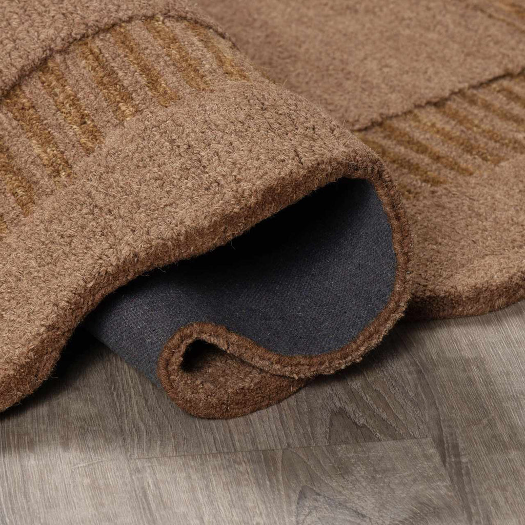 Gurib Border Modern Hand Tufted Wool Area Rug
