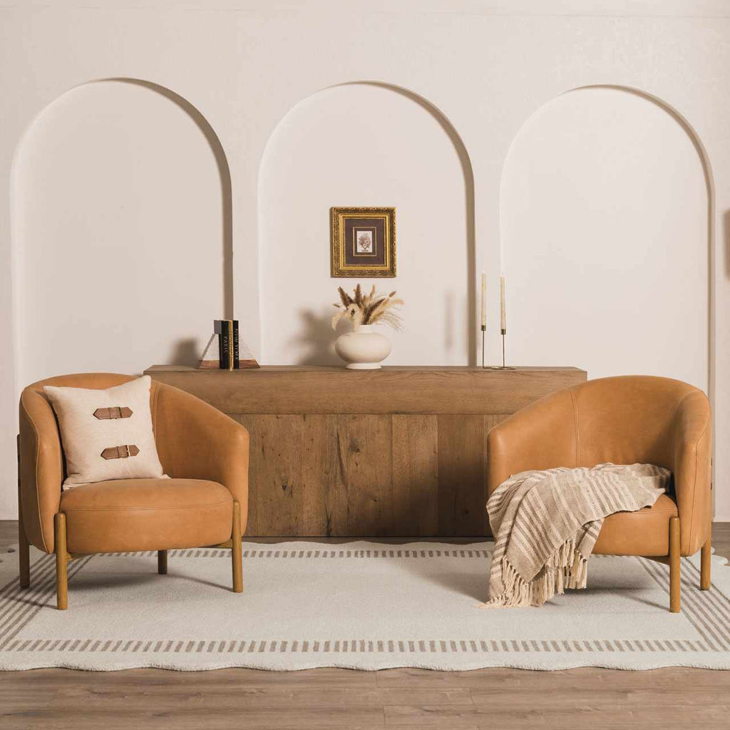 Tono Ivory Border Hand Tufted Wool Area Rug