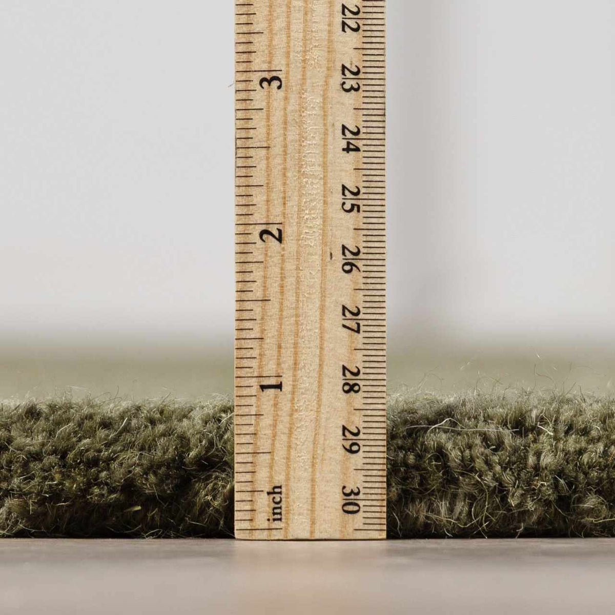 Wone Green Border Hand Tufted Wool Area Rug