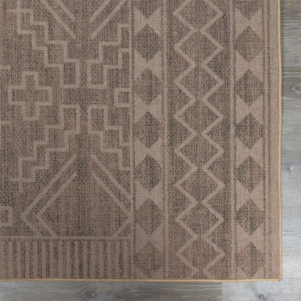 Halle Beige Washable Area Rug - Clearance