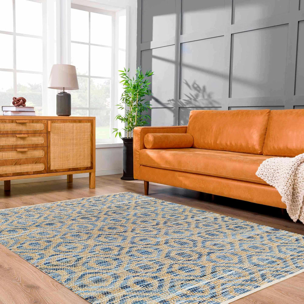 Isaye Blue Area Rug - Clearance