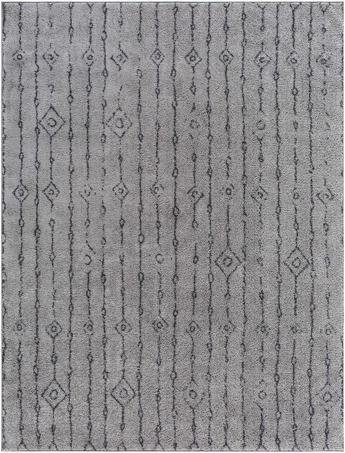 Demi Gray Washable Area Rug - Clearance