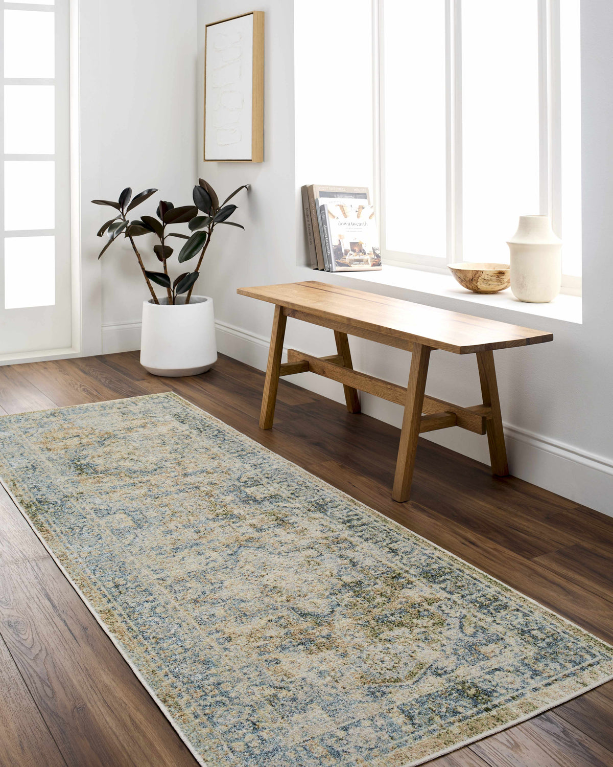 Ember Washable Area Rug - Clearance