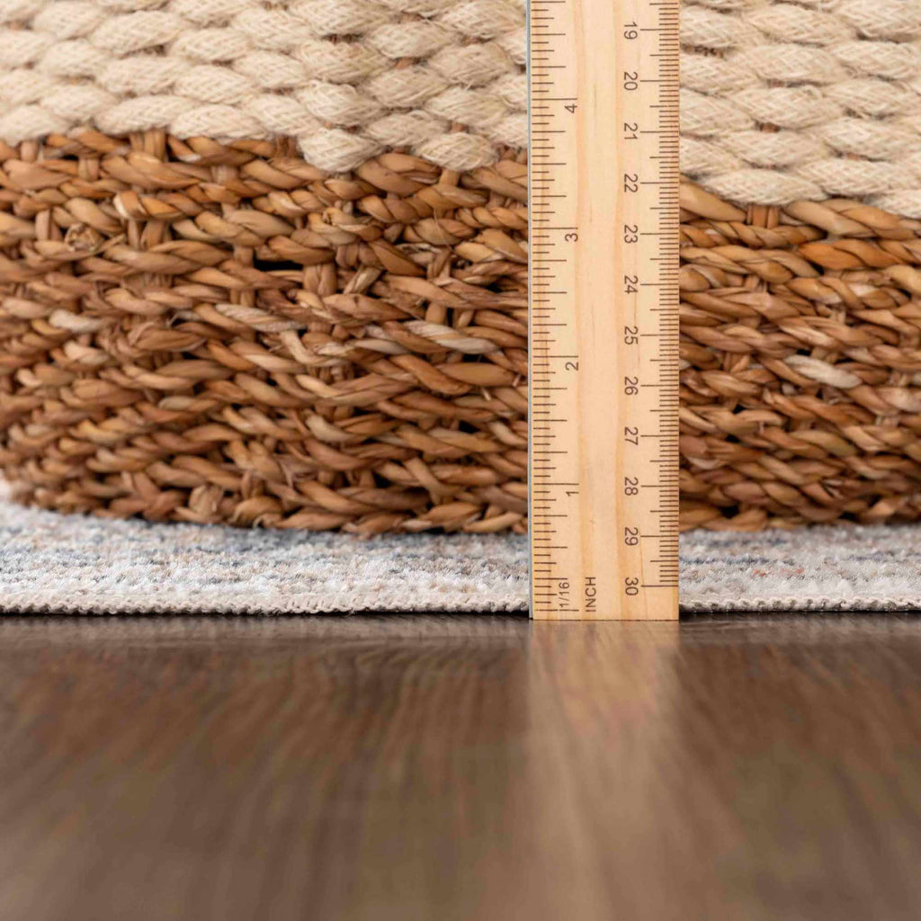 Neta Red & Blue Flat Pile Washable Rug - Clearance