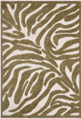 Keto Olive Washable Area Rug